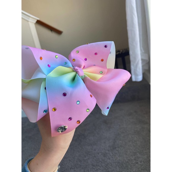 JoJo Siwa pink/purple/rainbow bows (4 bows total) - Picture 5 of 7